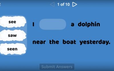 Simple Past Tense Game: Fill in the Blanks