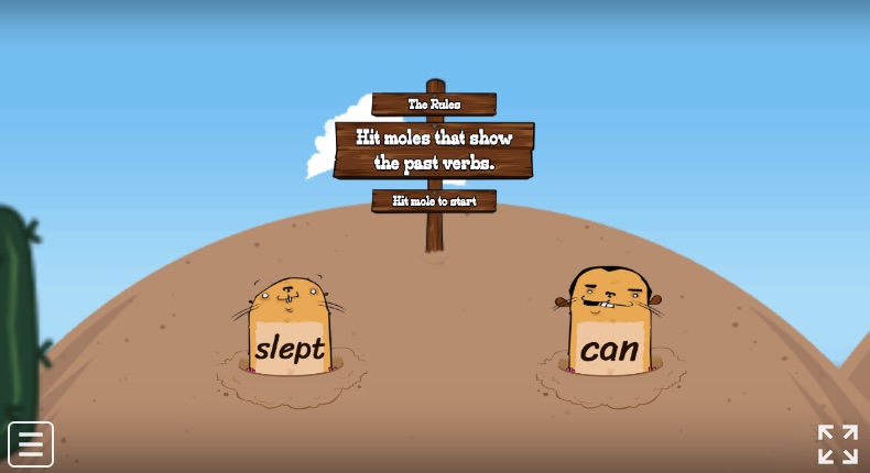 Simple Past Tense Game: Choose the Past Verbs