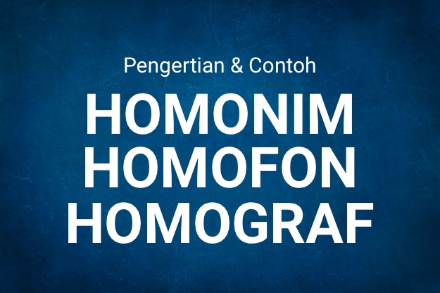 homonim homofon homograf