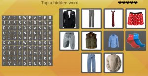 English Vocabulary List: Clothes